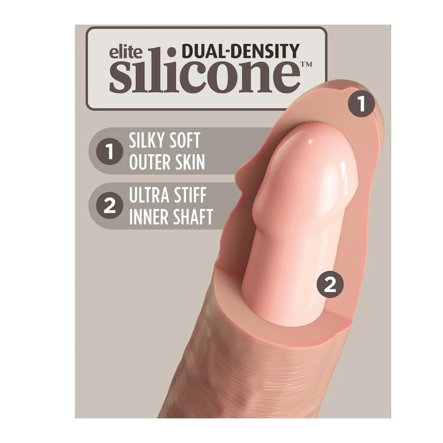 KING COCK - ELITE DILDO REALISTICO IN SILICONE 23 CM